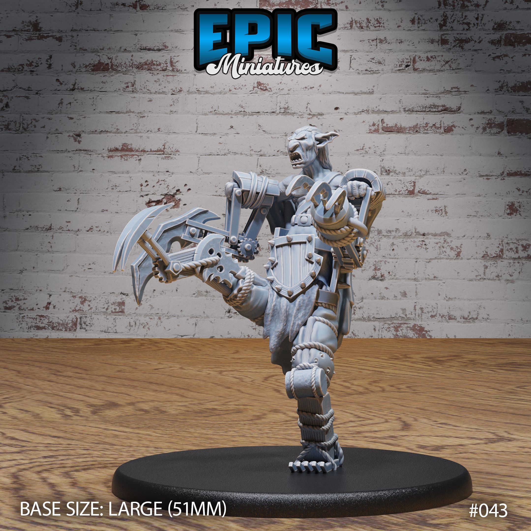 Goblin Mech Suit Kick / Male Goblinoid / Skeleton Warrior / Evil Exoskelet Ogre / Green Skin Army Soldier / Steampunk Battle Robot / Siege Servant